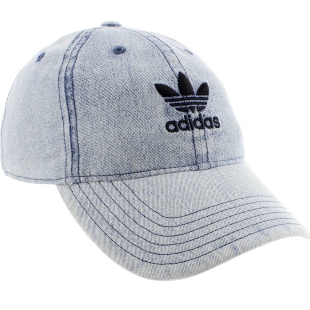 Adidas Retro Original Relaxed Denim Wash Relaxed Fit Strapback Cap